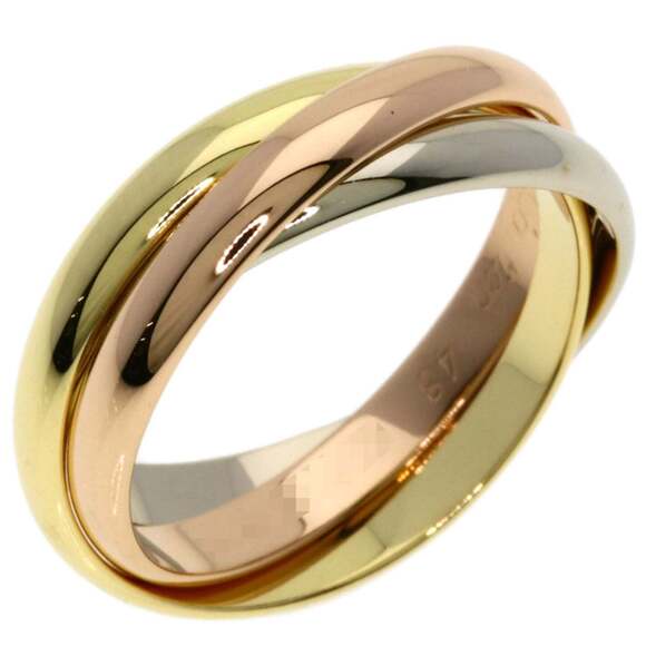 CARTIER Authentic 18k Gold Trinity Ring #48
